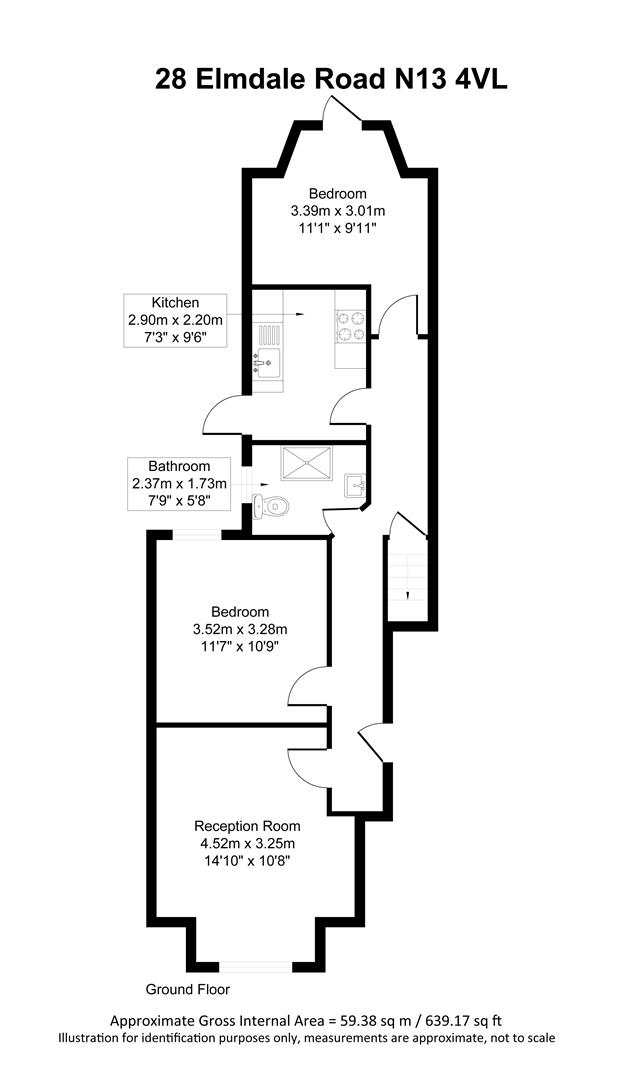 2 bedroom Flat for rent